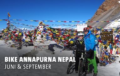 Nepal: ANNAPURNA, mit dem Bike hoch hinaus